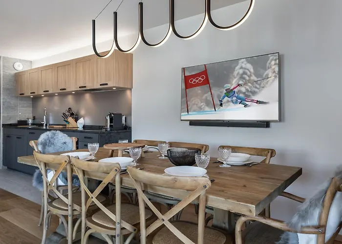 T4 Courchevel, Proche Pistes, Parking, Wifi - Fr-1-563-36 Lägenhet